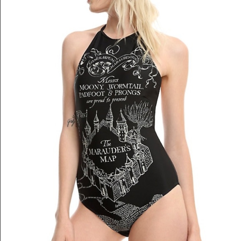 SOLD Harry Potter Marauder's Map Swimsuit